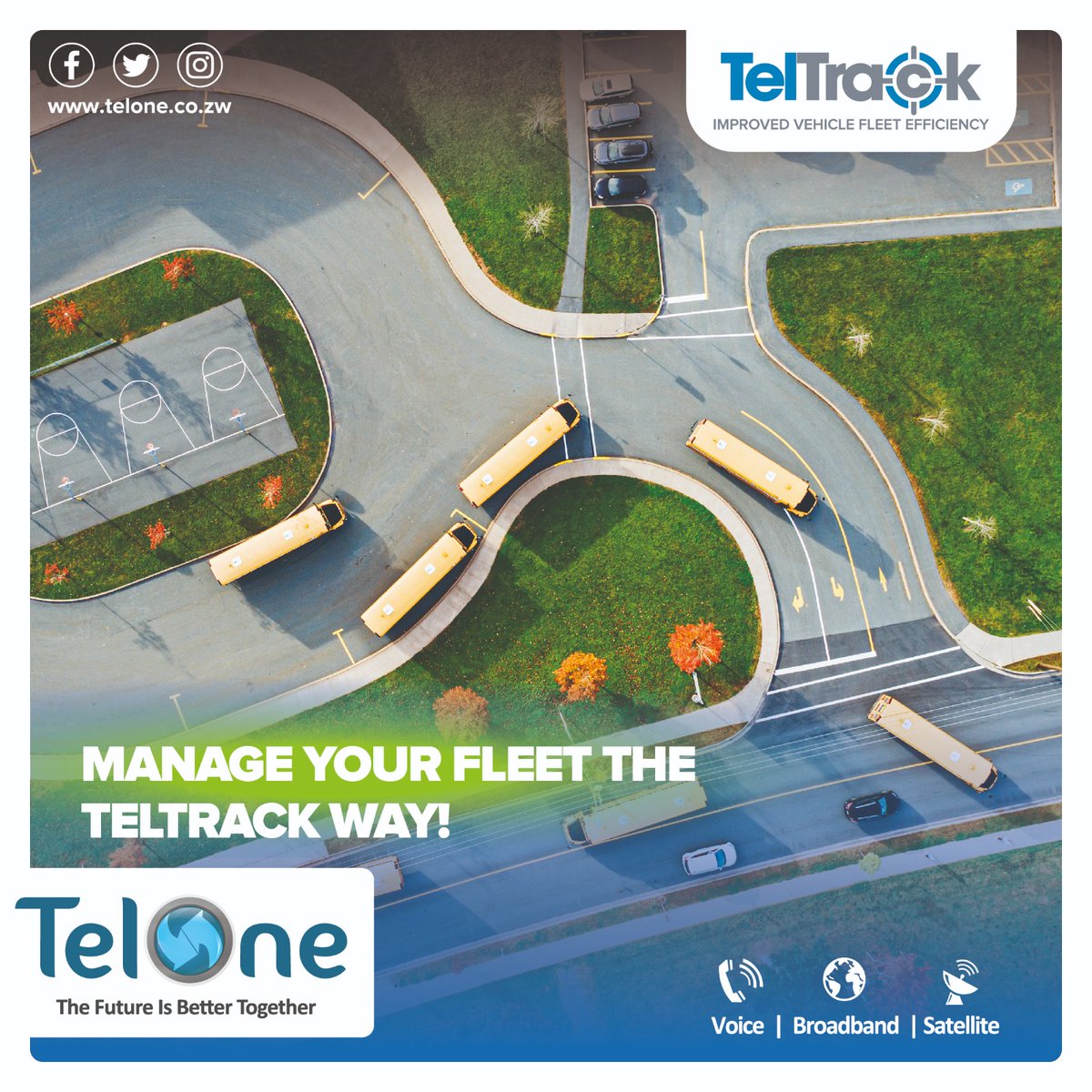TelOneZW's tweet photo. Everything you need in one place? We can make that happen for you!
Let #TelTrack give your business highly-advanced fleet management technology. https://t.co/almnVY98lW