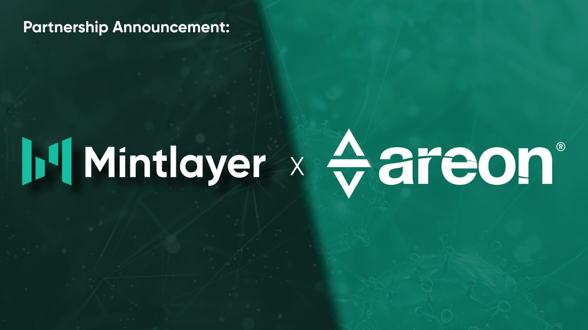 🌐 Expanding horizons <a href="/mintlayer/">Mintlayer</a> teams up with @AreonNetwork

📚 Discover Areon’s unique Layer 1 Proof of Area consensus solution that reimagines validation

Join our space together on how we will nurture the dApp ecosystem together🤝

📅Tues July 16
⌚️12:00 PM UTC