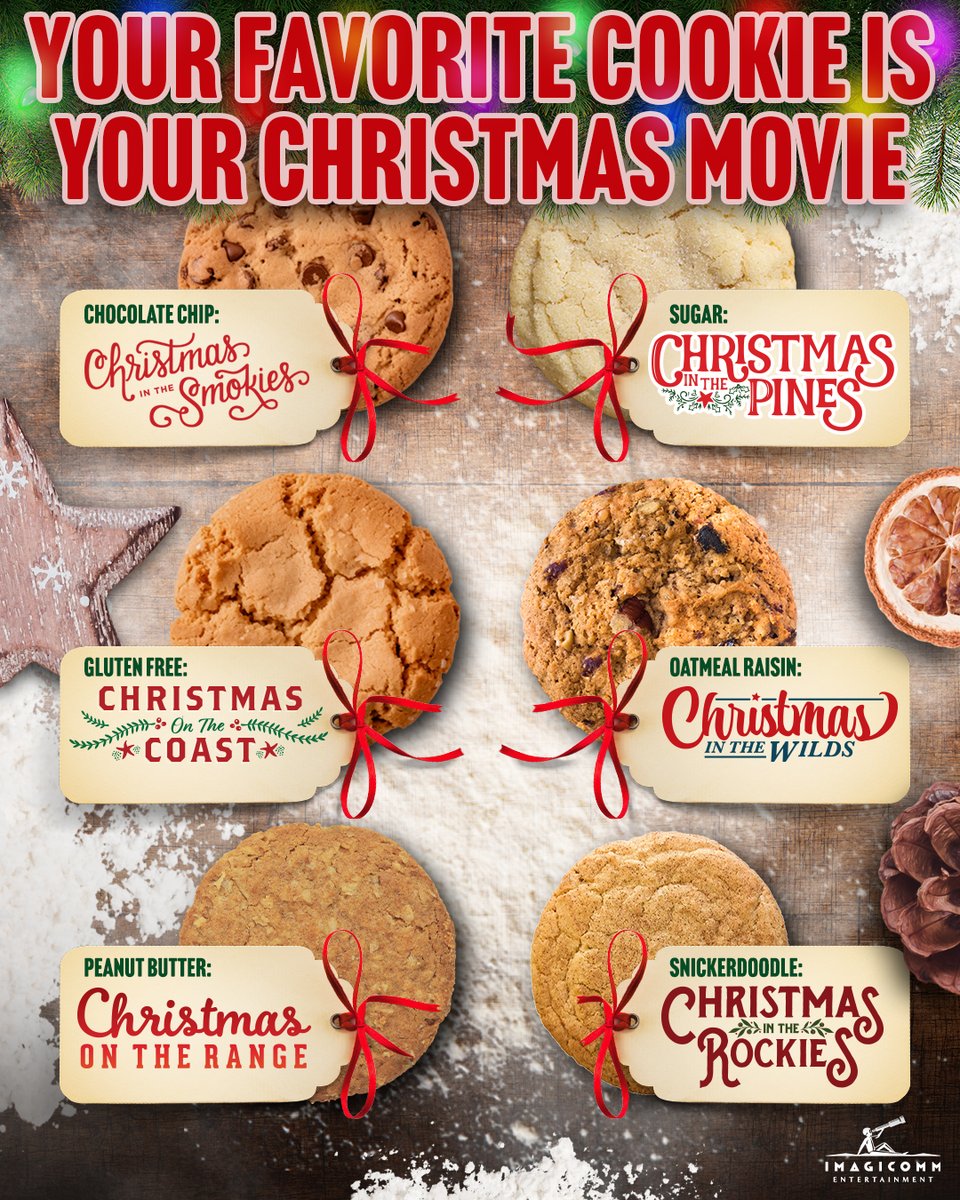 Imagicomm's tweet photo. Spread some holiday cheer with a batch of cookies this #ChristmasinJuly! 🍪 Tell us if your go-to flavor pairs perfectly with your favorite movie. Stream your favorite Christmas movies for free on @AmazonFreevee!🎄 https://t.co/y7kEoazzuK https://t.co/60FWZRIIzj