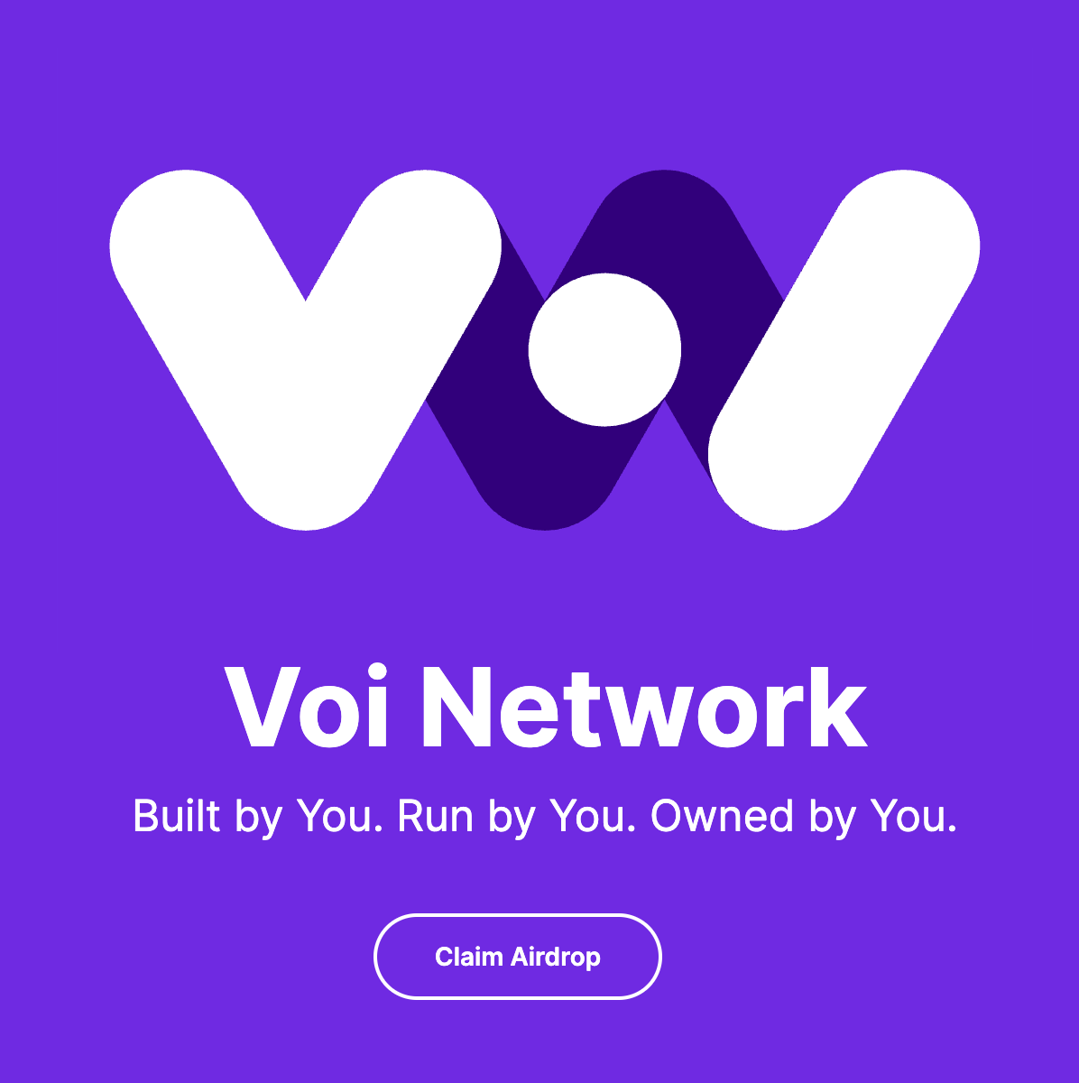 $VOI airdrop will be distributed in 3 months 🪂

Claim your share of 100,000,000 $VOI tokens.

Time: 16 minutes
Cost: $0

Dive into a step-by-step video guide👇🧵