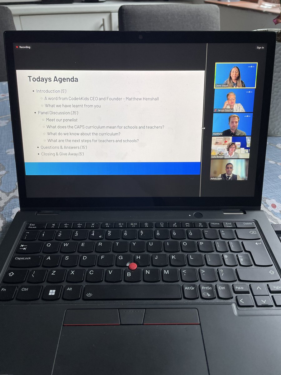 School closure due to bad weather today… doesn’t stop the learning! Thanks <a href="/getcode4kids/">getcode4kids</a> for an exciting panel discussion on the new CAPS FP Coding &amp; Robotics curriculum <a href="/DonICT9/">Ashric</a> <a href="/WGJS1/">Wynberg Girls' Junior School</a>