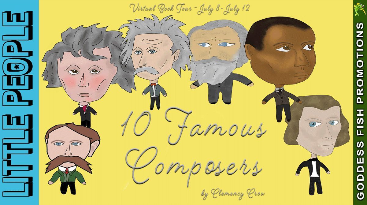 GoddessFish's tweet photo. The author of the #childens #nonfiction LITTLE PEOPLE: 10 FAMOUS COMPOSERS, Clemency Crow, shares ways of making nonfiction exciting for young readers. Enter to win a $10 Amazon/BN GC. @MenaceCCFC @WagTalesPress @CrowvusLit https://t.co/2iEXyR4xKs https://t.co/OzmjxU7R75