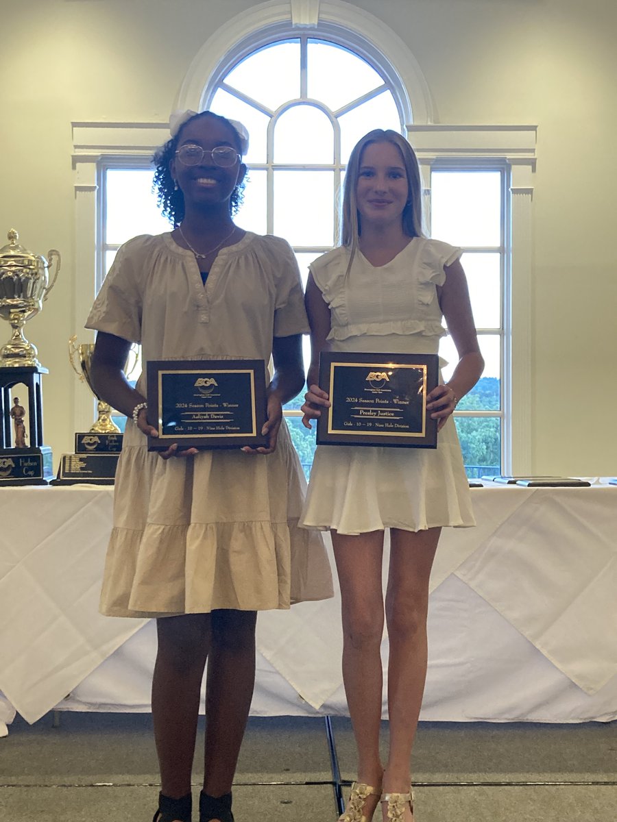 BGAgolf1's tweet photo. We held our BGA banquet last night. Thanks to our hosts, The Country Club of Birmingham, for a wonderful evening. We celebrated the top 3 POY in our 6 age groups. Well played Presley and Aaliyah who tied for first in Girls 9 holes. (Kathryn was 3rd, but could not be there). https://t.co/s7dynpUD7M