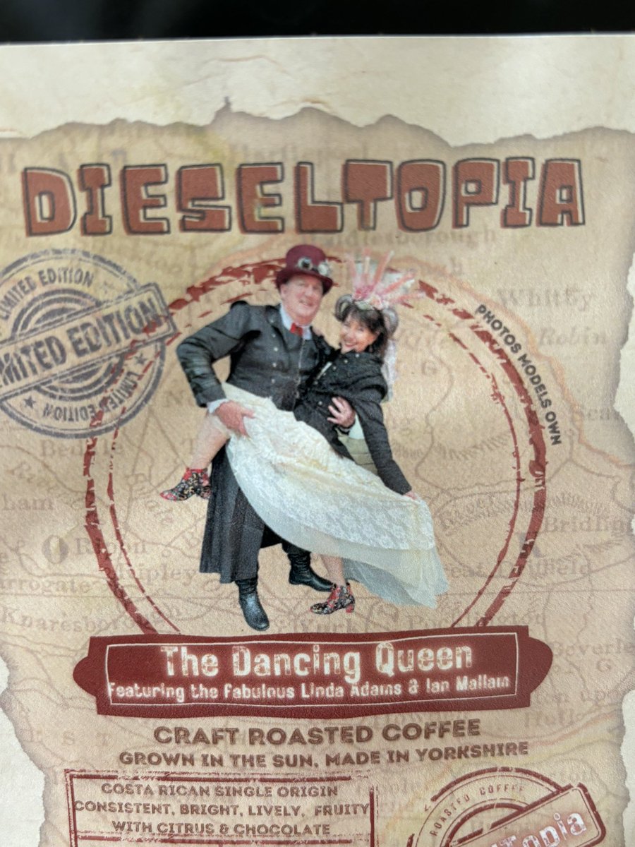 Yes it really is me on Dieseltopia’s Costa Rican Dancing Queen Coffee 💋
For every bag of my Dancing Queen coffee sold, £1 goes to Tia's Crown Charity 💜

youtu.be/51RyVQVOS6k?si…

Enjoy 💕 #Tiascrown #dancingqueen #dieseltopia #coffee #coffeelover