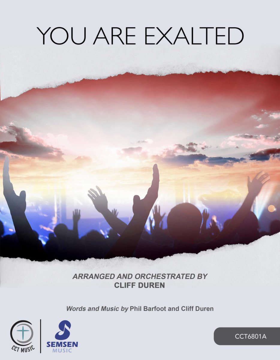 I love opening the Psalms to start a co-write! 
This new song is full choir throughout and tons of fun to sing! 
Thanks to Phil Barfoot for writing this with me. 

You can listen here: semsenmusic.com/shop/you-are-e…