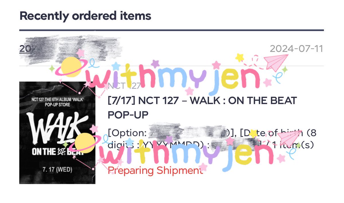 withmyjen's tweet photo. Good Job ෆ˙ᵕ˙ෆ  

กดจอง NCT 127 THE 6TH ALBUM WALK : ON THE BEAT POP UP 

 #reviewwithmyjen https://t.co/3DCW16hiuL