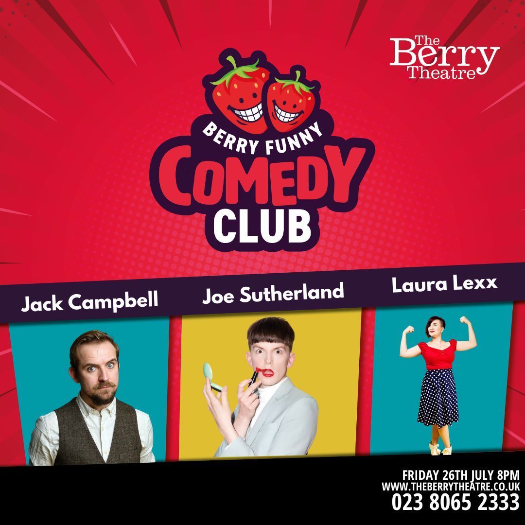 The Berry Theatre (@theberrytheatre) on Twitter photo In a couple of weeks time we're back with another fab line-up of comedians at our Berry Funny Comedy Club!
Join us as we welcome <a href="/JCampbellComedy/">Jack Campbell</a> Joe Sutherland & <a href="/lauralexx/">Laura Lexx - Touring NOW!</a>
đź“… Fri 26th July 8pm
🎟️ buff.ly/4beoPzI In a couple of weeks time we're back with another fab line-up of comedians at our Berry Funny Comedy Club!
Join us as we welcome <a href="/JCampbellComedy/">Jack Campbell</a> Joe Sutherland & <a href="/lauralexx/">Laura Lexx - Touring NOW!</a>
đź“… Fri 26th July 8pm
🎟️ buff.ly/4beoPzI