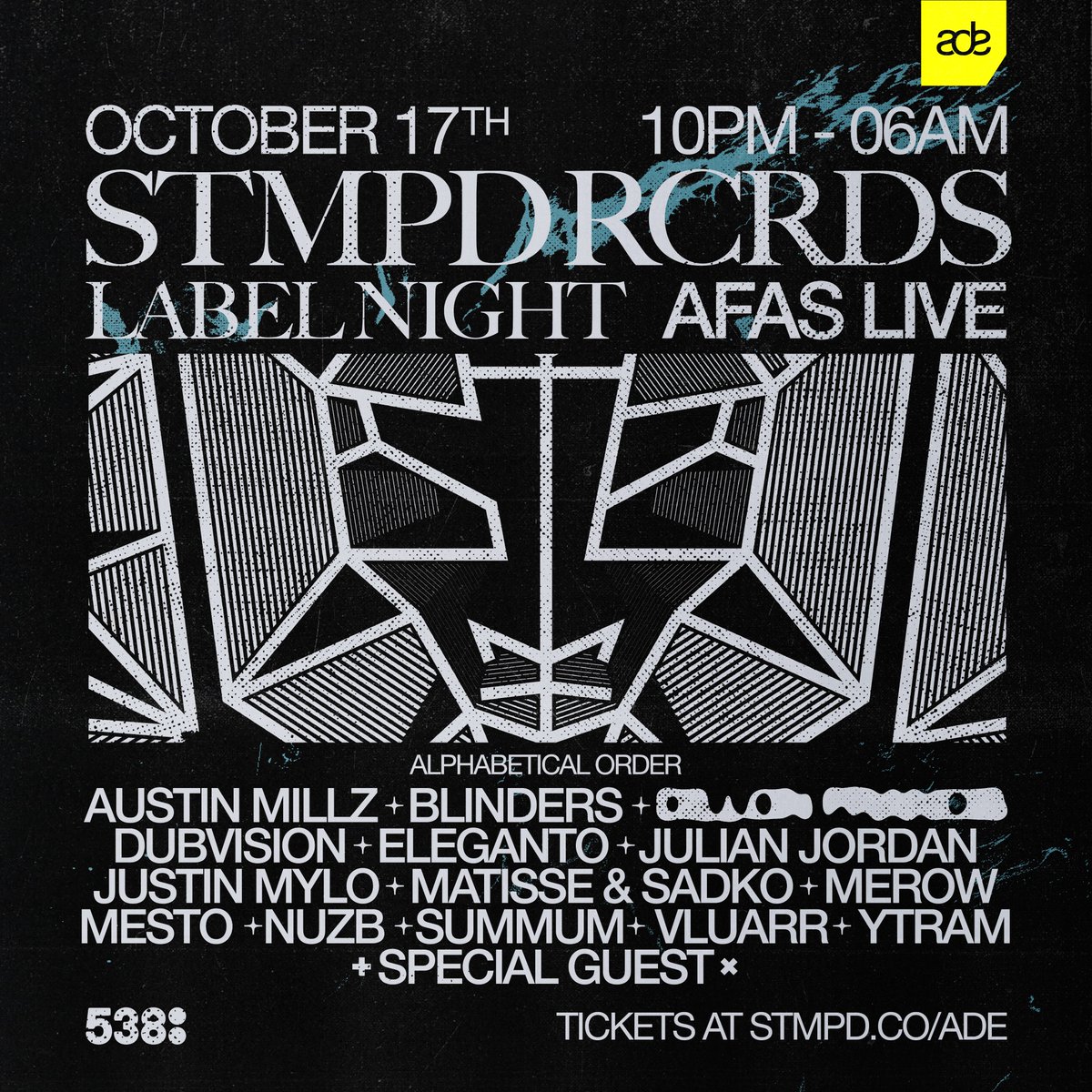 stmpdrcrds's tweet photo. We’re stoked to announce the line up of our label night at @AFASLive  on October 17th 🔥

We can't wait to see you all there!

https://t.co/b8oU85pQtZ https://t.co/XKoPECTW6o