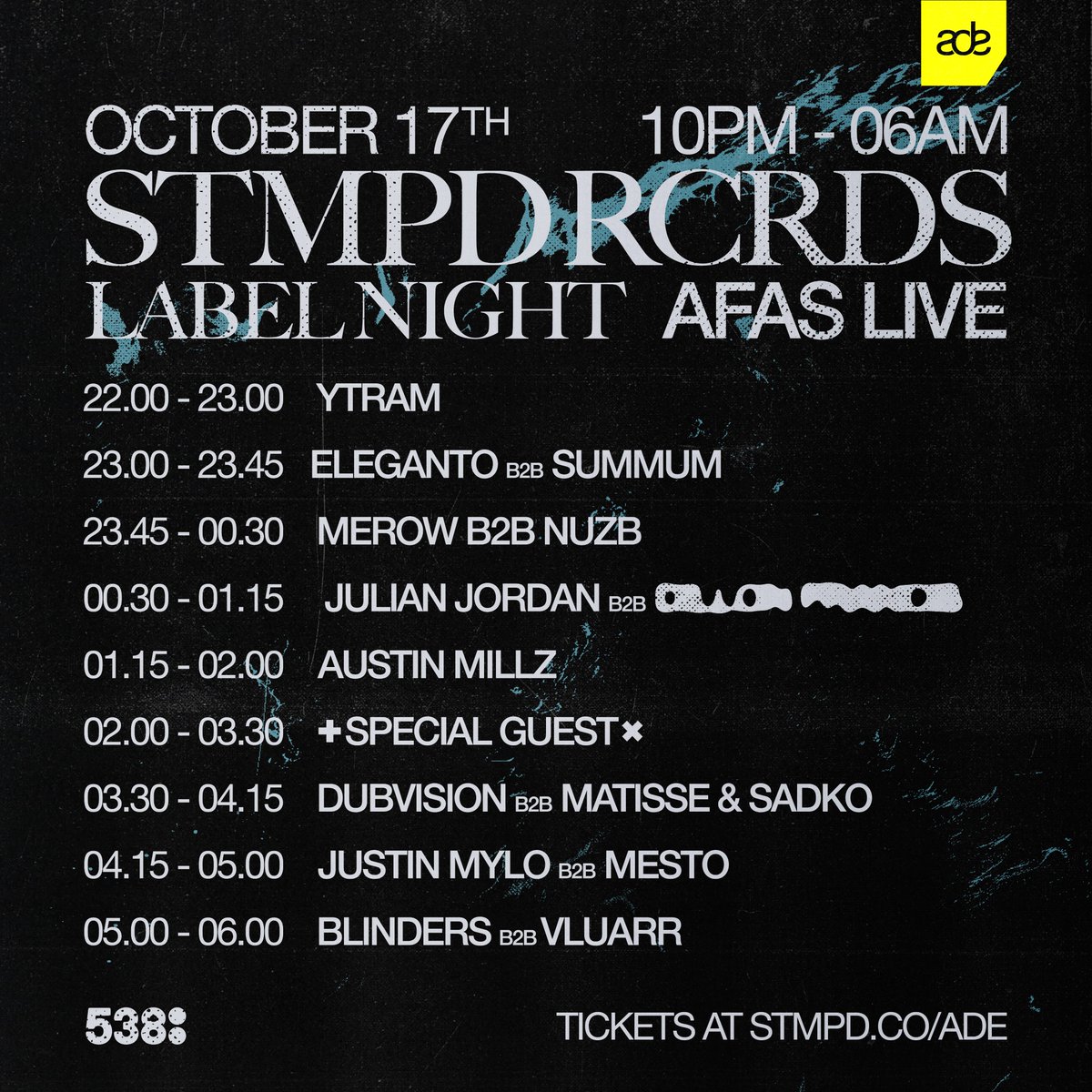stmpdrcrds's tweet photo. We’re stoked to announce the line up of our label night at @AFASLive  on October 17th 🔥

We can't wait to see you all there!

https://t.co/b8oU85pQtZ https://t.co/XKoPECTW6o