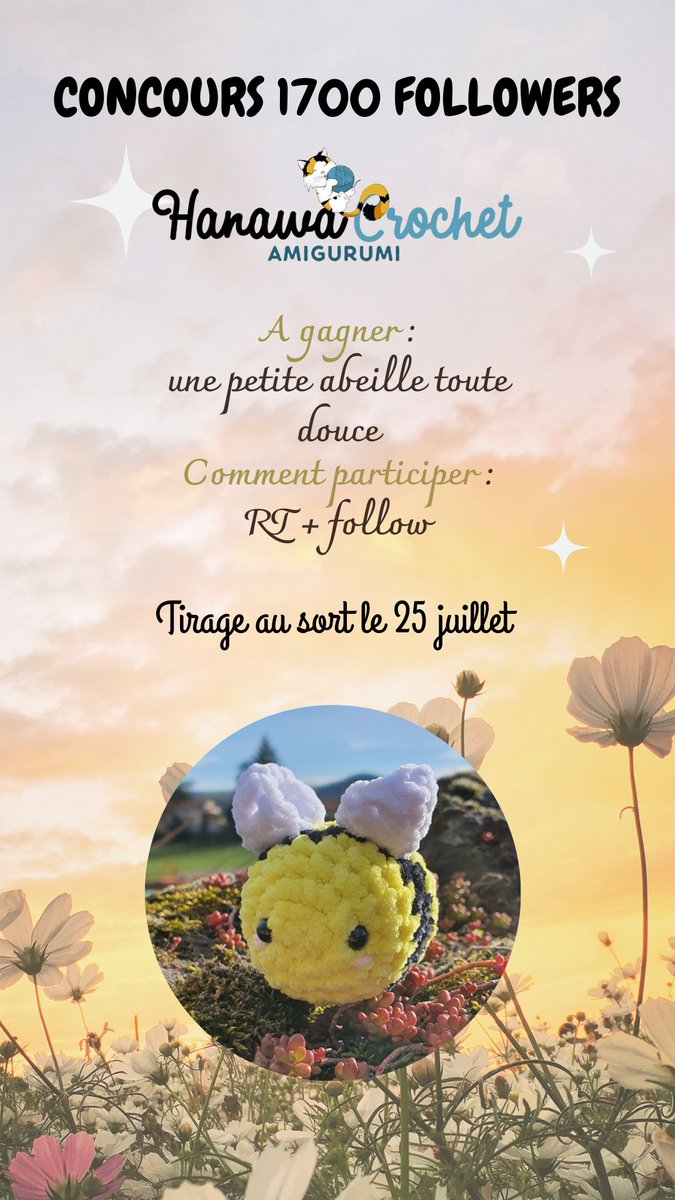 Hanawa_Crochet's tweet photo. Comme promis, un petit concours pour les 1700 followers vous attends 🥳 https://t.co/bgZQ1gZ2mD