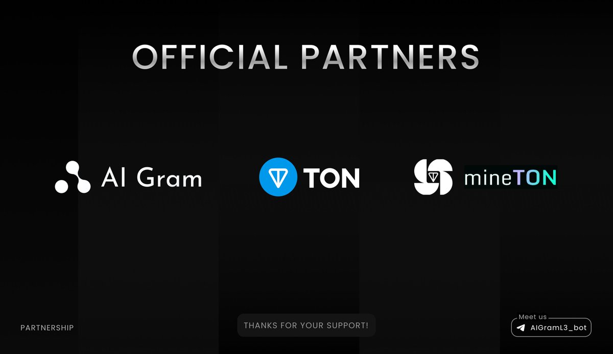 We’re excited to unveil our official partnership and accelerator program, featuring <a href="/ton_blockchain/">TON 💎</a> and @mineTON_app.

With these partners, we’re able to offer a seamless, secure, and efficient cloud mining experience on Telegram. This collaboration enhances wallet security and