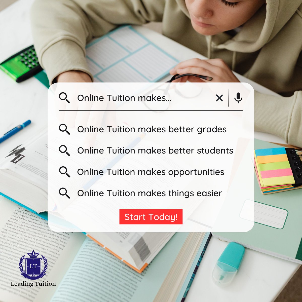 Leading_Tuition's tweet photo. Looking to boost your grades?

We offer award-winning online tuition in both GCSE &amp; A-Level subjects!

Get your first lesson free 👇🏻
https://t.co/FErNMW5kvL

#Tutoring #TutoringServices #GCSE #ALevels https://t.co/8Q3RuQwhve