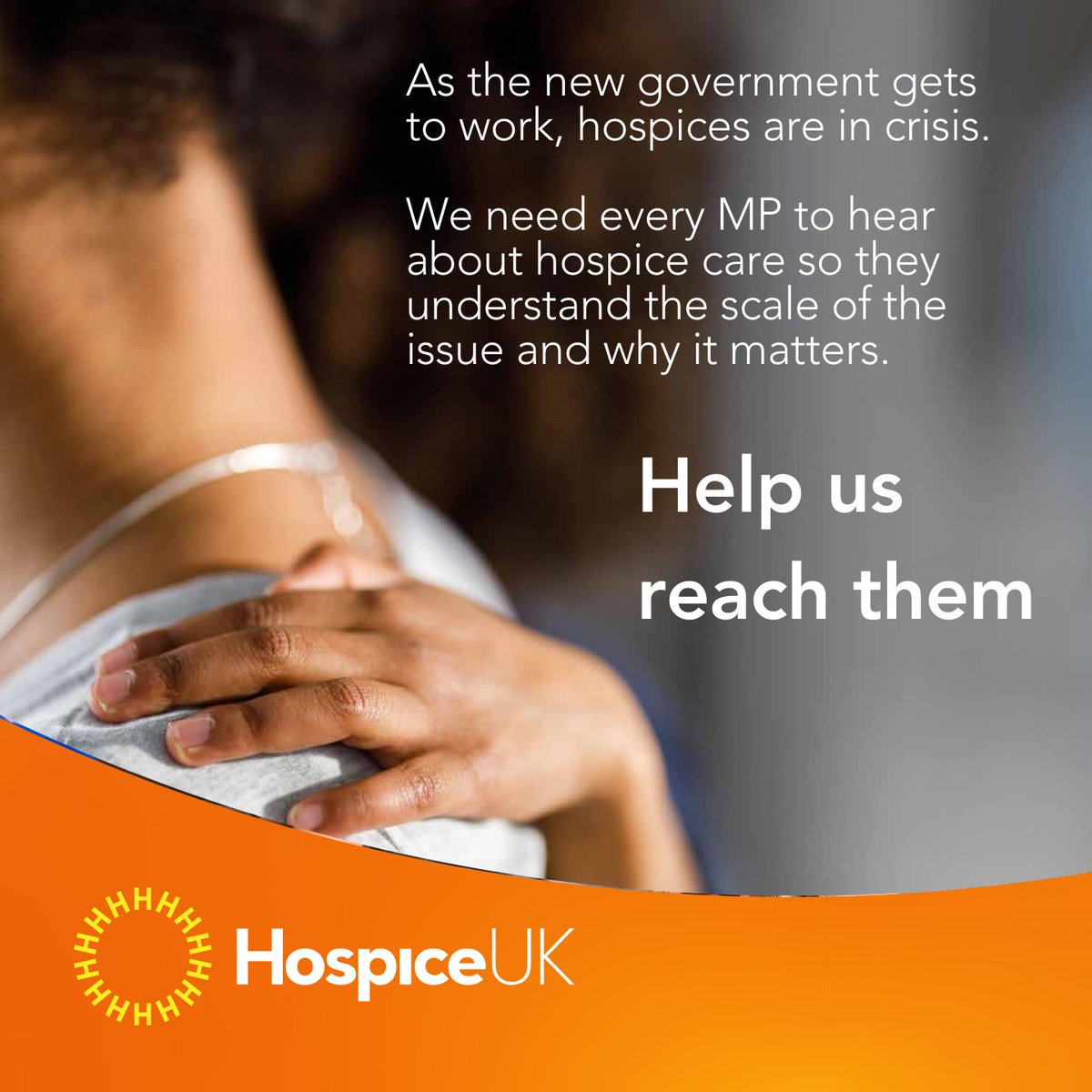 Hospice UK (@hospiceuk) on Twitter photo Hospices are cutting services - beds closed, community services cut back, vital hospice staff made redundant at a time when their work is needed more than ever.
This can't continue. Write to your MP now and show them how much hospice care matters 👇
ow.ly/499A50SzuyQ Hospices are cutting services - beds closed, community services cut back, vital hospice staff made redundant at a time when their work is needed more than ever.
This can't continue. Write to your MP now and show them how much hospice care matters 👇
ow.ly/499A50SzuyQ