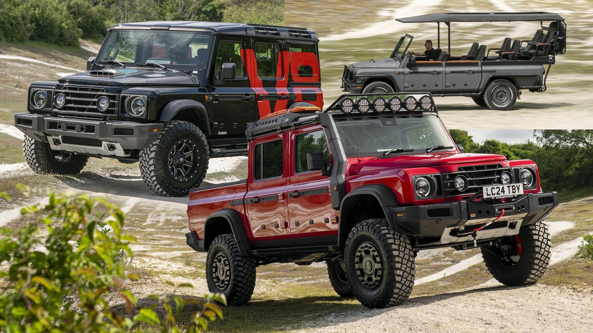 Flyin18T's tweet image. #news #EngineSwaps Ineos Shows Grenadier Concepts With Portal Axles And A GM-Sourced V8 dlvr.it/T9SfsS