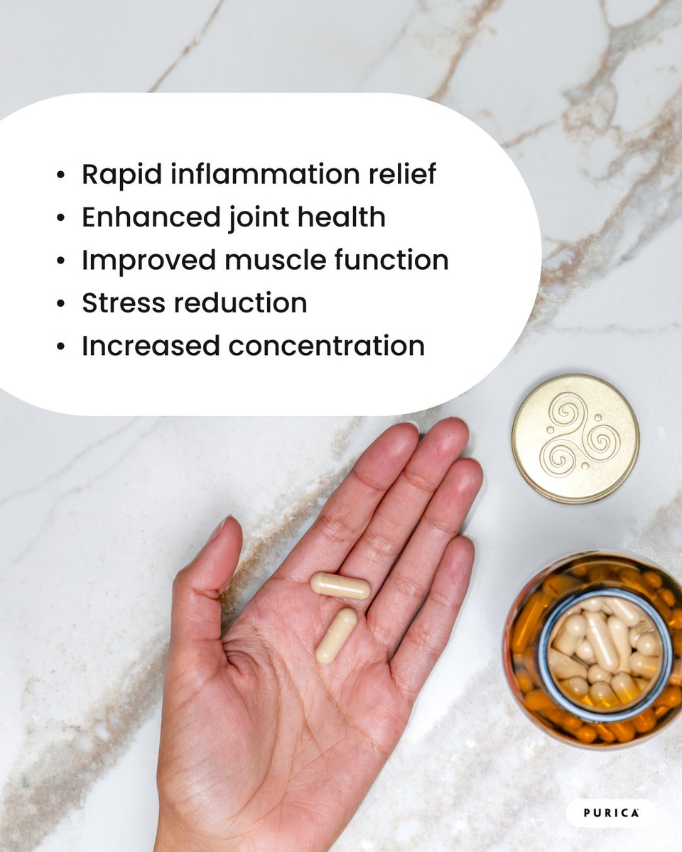 PuricaWellness's tweet image. Recovery 3.0 benefits: 

🔸 Rapid inflammation relief
🔸 Enhanced joint health
🔸 Improved muscle function
🔸 Stress reduction
🔸 Increased concentration

Visit purica.com to learn more and buy yours.

#wellness #jointhealth #musclefunction #stressrelief #Recovery3.0