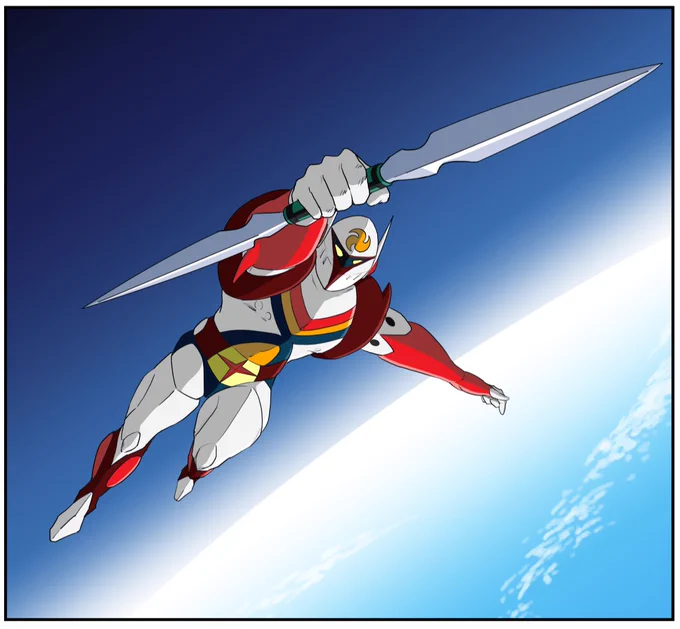 こんにちは!午後も頑張りましょー! #テッカマン #宇宙の騎士