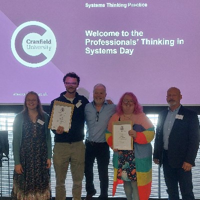 What a fun day! Today's Professionals' Thinking in Systems Day brings all four cohorts from the Systems Thinking Practice Apprenticeship together to network, share ideas and most importantly, celebrate graduation!

Learn more:
cranfield.ac.uk/courses/taught…