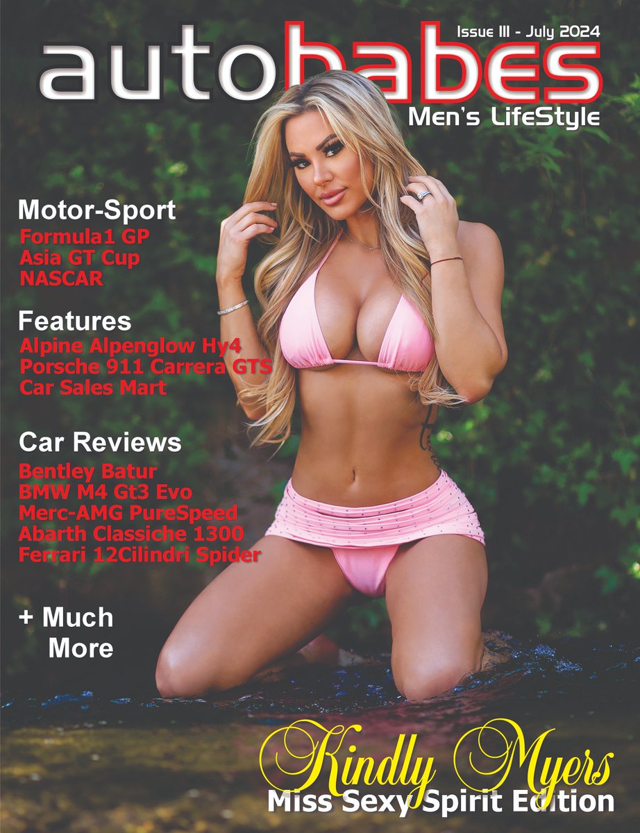 Autobabes_iMag's tweet photo. #Edition111 - The Sexy Spirit Edition , with #Covergirl @kindly #OnCover is #OutNow !
The edition celebrates the charitable nature of our gorgeous covergirl and shares a swimsuit pictorial.
We also feature @freya_1138 in her most intimate interview where she shares her incredible story of sacrifice and the journey towards her own enlightenment. In feature also is @iamkaylaashton with her own incredible story of success helping her clients break all sorts of personal and professional barriers to achieve amazing goals.
Of course we also feature reviews and press releases of the latest hypercars as well as motorsport.
To Buy Print and Digital Copies, Visit: https://t.co/5xt7x22CTg
To subscribe and receive all digital copies free, visit https://t.co/3yCUYdEL95
#autobabes #autobabesmagazine #kindlymeyers #MoniqueLester #kaylaashton #glamour #brunette #blonde #covergirls #glamourmodel #lingeriemodel #swimsuitmodel #spiritual #spirituality #spiritualawakening