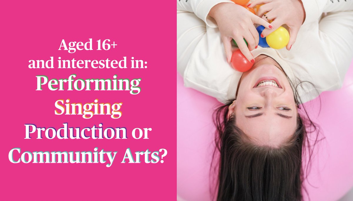RCSFairAccess's tweet photo. 🎭 Get Into: Performing and Production Arts
Join us this autumn for one of four free courses in:
▪️Performance
▪️Singing Together
▪️Production for Stage and Screen
▪️Community Arts
Register at: https://t.co/8kHDGXfoft
#acting #devising #dance #sound #camera #lighting #sing https://t.co/AOu9AjrGTS