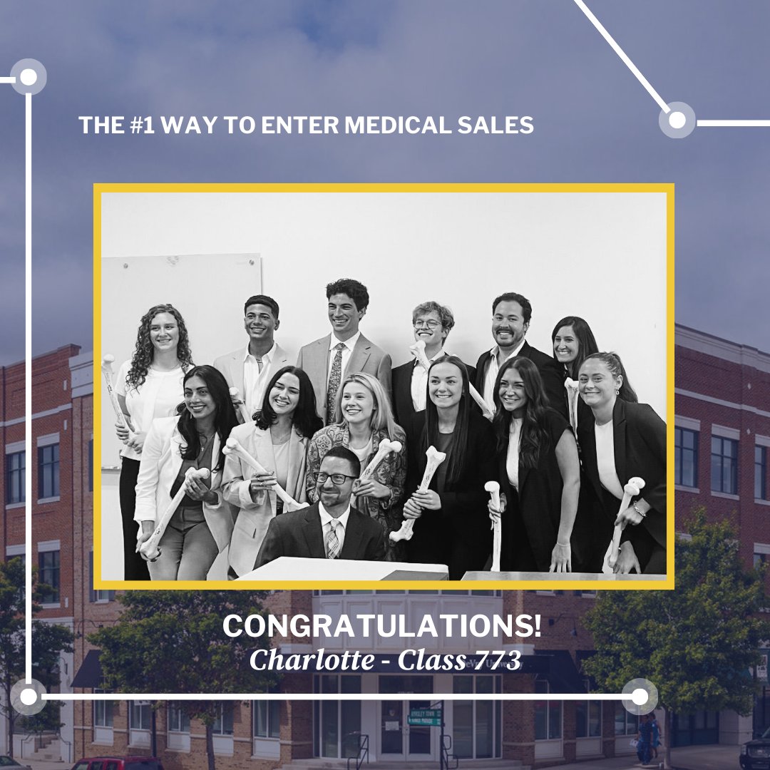 medsalesMSC's tweet image. Congratulations to the following classes for graduating and embarking on their medical device sales careers! 🥳🎓

➡️ Northern KY  - Class 771
➡️ Charlotte - Class 773
➡️ Chicago - Class 774
➡️ Denver - Class 775

#Medrep #MedicalDevice #SalesTraining