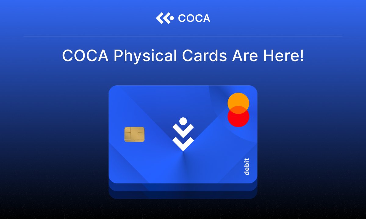 coca_wallet's tweet image. 💳 Want your own COCA physical card? 🚀

Our step-by-step guide on how to order yours is now live on our blog! Get all the details and start spending your crypto anywhere in the world. 🌍

Read now: coca.xyz/post/how-to-or…

#COCAwallet #CryptoCard #HowToGuide #COCAcard