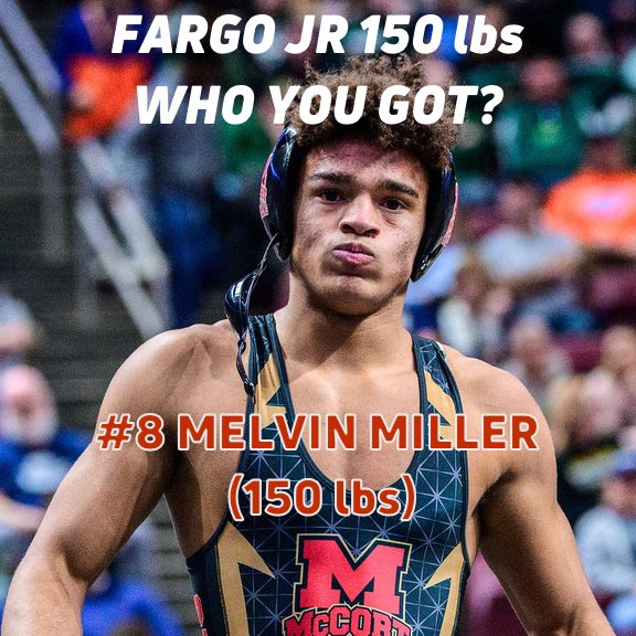 FloWrestling's tweet photo. The Fargo Junior 150 lbs bracket is loaded! Who’s taking home the stop sign? Are you taking one of the top ranked guys or someone else?

Ranked wrestlers for every weight can be found at https://t.co/t31089PkFa

📸 @Tony_Rotundo https://t.co/d8yauaR3C4