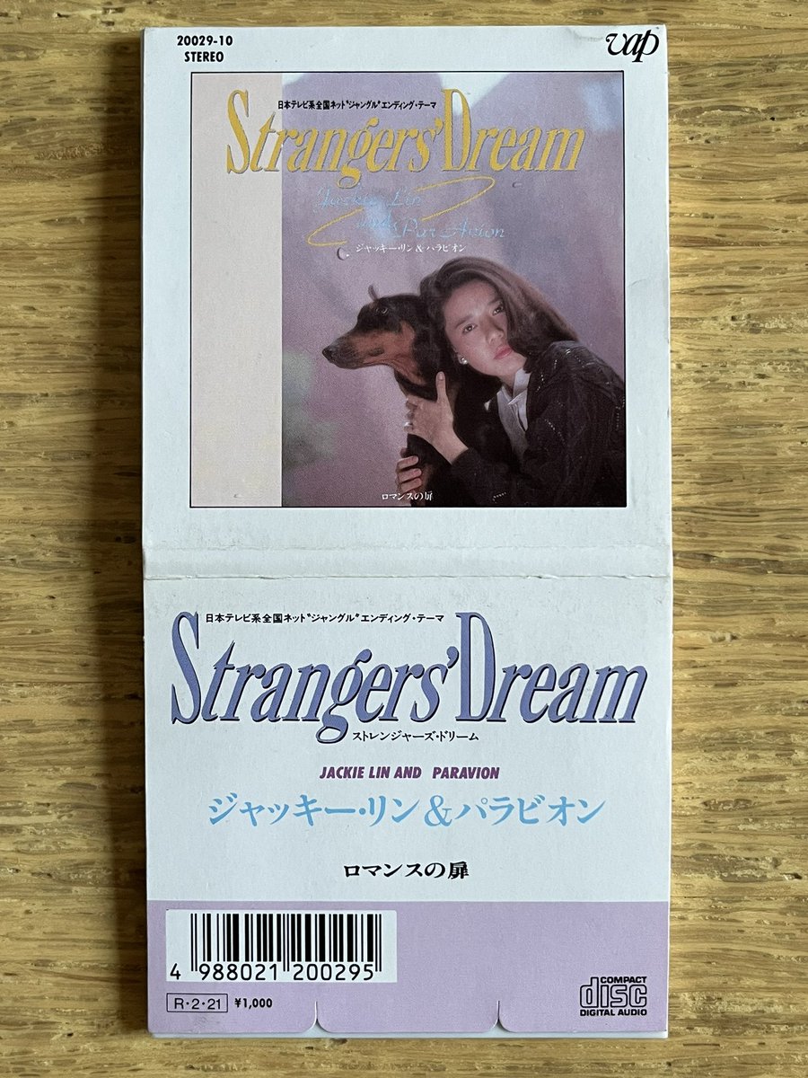 Strangers' Dream」ジャッキー・リン ＆パラビオン #1988年の8cmCD VAP
