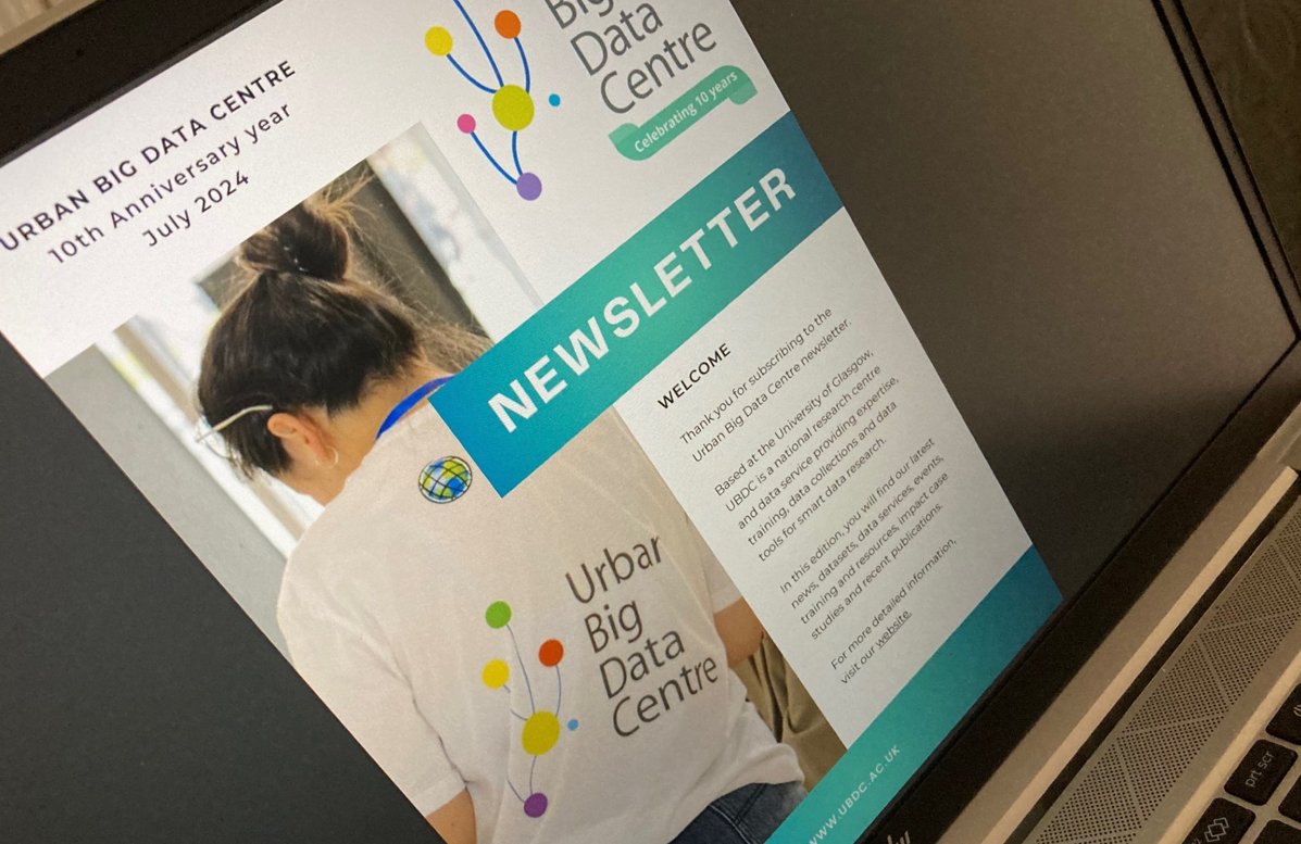 UrbanBigData's tweet photo. For the latest #DataNews, #DataSets, #DataServices, events, free training and resources, #ImpactCaseStudies and recent publications, see the summer edition of UBDC's newsletter: https://t.co/JJ56QfTjEi https://t.co/cE5DMhvtgz