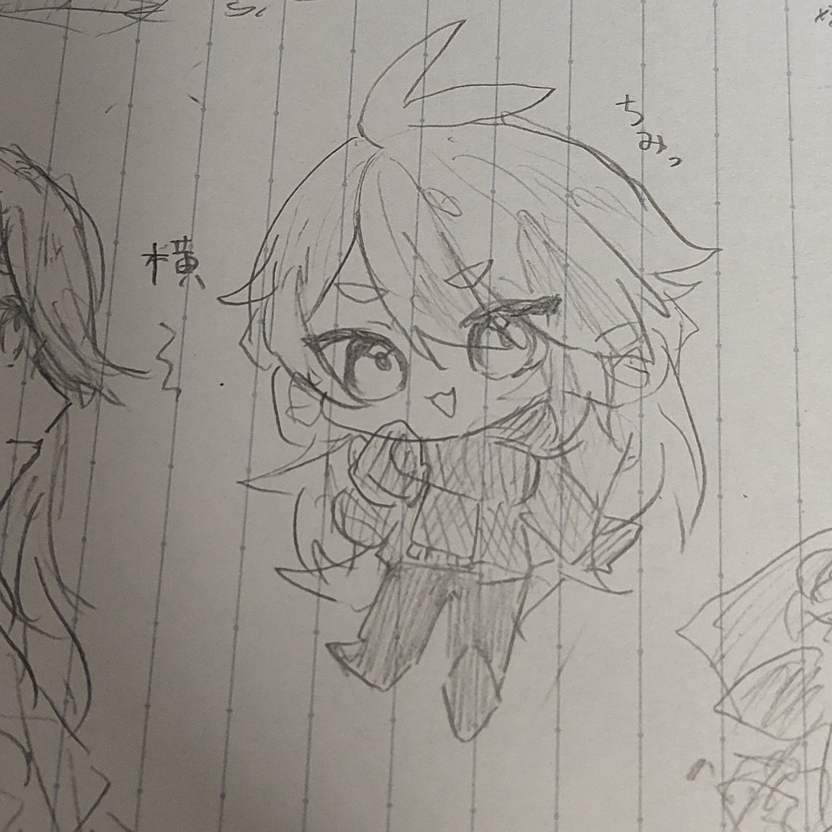 imo_kata's tweet photo. 授業中にラクガキしてました https://t.co/g2y9uRoXJd