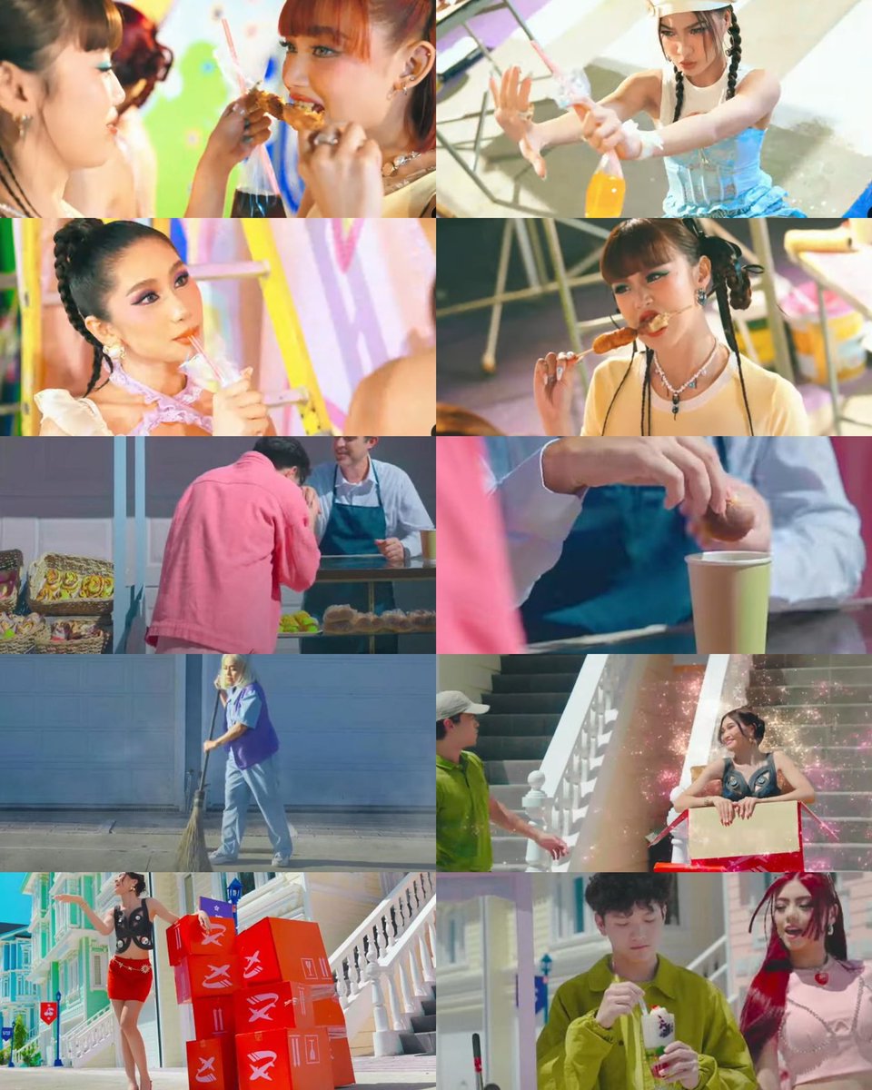 kowalerts's tweet photo. PHILIPPINES!!! 🇵🇭 🤙

Representing the Filipino culture at the  BINI’s Cherry On Top music video! 

- Softdrinks na nasa plastic
- Bananacue
- Pagmamano
- Walis
- Pandesal at kape 
- Balikbayan Box
- Halo halo with special cherry on top 💅

#BINI_CherryOnTop #BINI #BINIph https://t.co/VwxMb2kxha