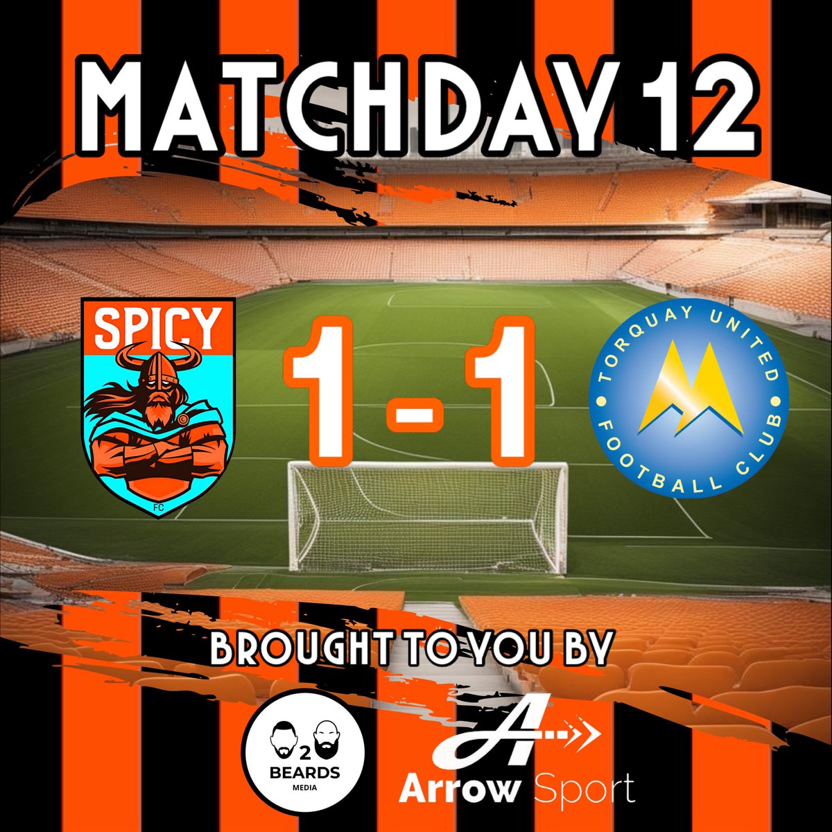 FCSpicyOrange's tweet photo. One of the games of the season, absolute nail biter to the very end!
We share the points at the Tavern this evening against 4th place Torquay! 
#MonTheOranges🍊⚽️ https://t.co/BkuxBV4w3k