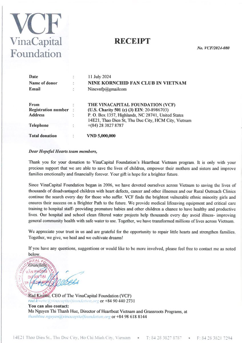 Nine Kornchid-Cao Khanh Trần(高卿尘)-Vietnam Fanpage tweet media