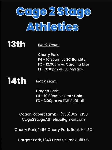 Back in Rock Hill this weekend!