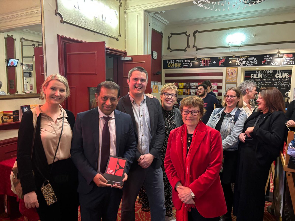 FoysolChoudhury's tweet image. Delighted to attend the launch of the 77th @edfilmfest! 

The #EIFF is rebooted, relaunched, and revitalised from August 15th-21st.

Explore the programme here: edfilmfest.org/whats-on/