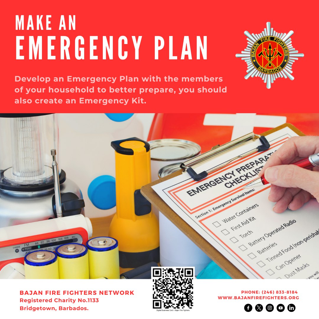 bajanfire's tweet photo. Make an Emergency Plan. #Barbados #BeStormReady https://t.co/bByLnN9EWb
