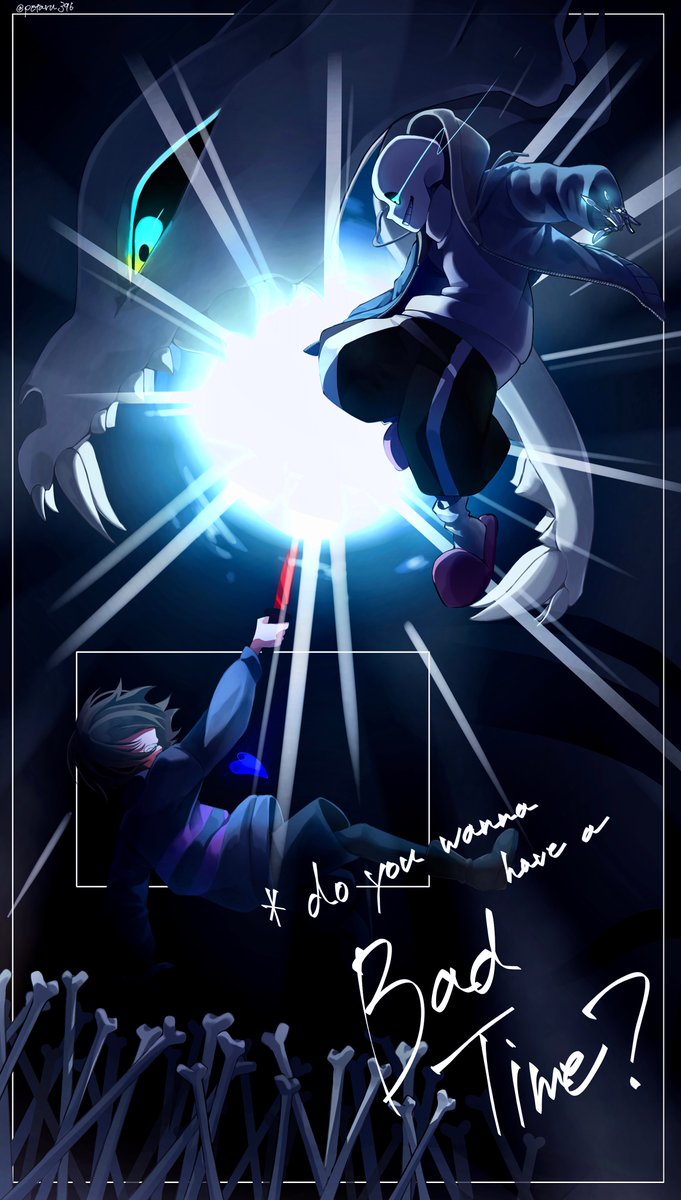 petaru396's tweet photo. #undertale  #sans 
＊do you wanna have a Bad Time？
※タップ推奨 https://t.co/m9Ebvgslzn
