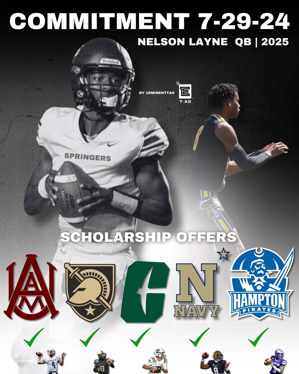 Nelson Layne (@nelsonlayne_) on Twitter photo I plan to make my college decision on 7/29 <a href="/gohshsfootball/">HSHS Football</a>. I am grateful to the schools that have recognized my talent level, skill set and abilities. My work continues.. #QB1 #ATH #2025 #highland #springs #HS I plan to make my college decision on 7/29 <a href="/gohshsfootball/">HSHS Football</a>. I am grateful to the schools that have recognized my talent level, skill set and abilities. My work continues.. #QB1 #ATH #2025 #highland #springs #HS