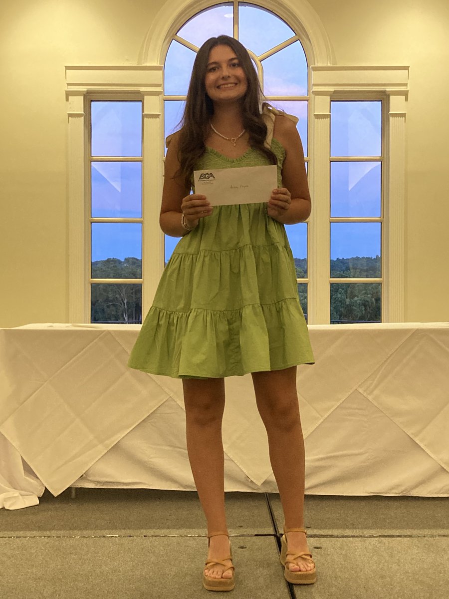 BGAgolf1's tweet photo. And, last but not least, our favorite part of the evening: Announcing our scholarship recipients. This year they are Aubrey, Camilla and Jackson. Our heartfelt congratulations! https://t.co/F4V9Ah0fBq