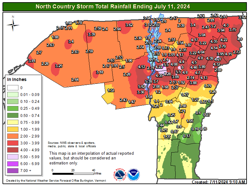 NWS Burlington tweet media