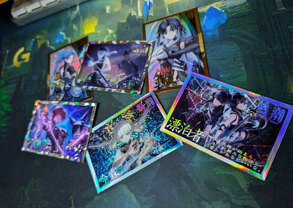 鳴潮ウエハース(大嘘)コンビニで6個残ってたから買ってきた!!! #鳴潮