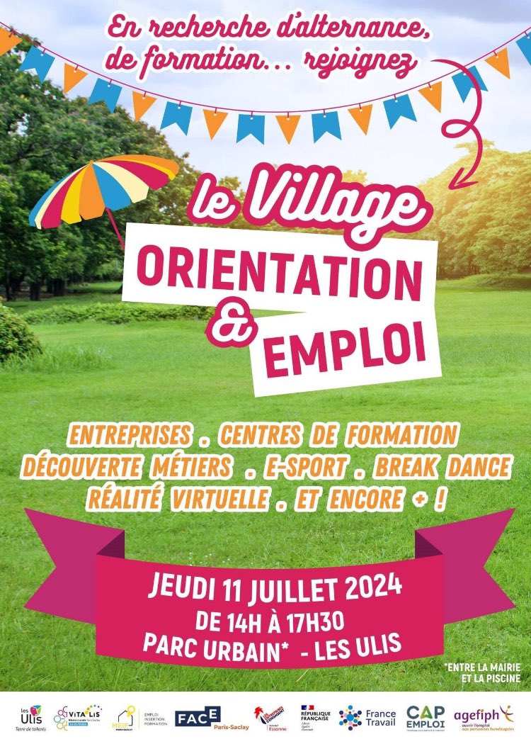 integraleCSI's tweet photo. Cet apm intégrale CSI est présente sur le Village ORIENTATION &amp; EMPLOI.
J'y présenterai concrètement avec des démonstrations, notre activité, nos projets, nos perspectives.

📅 RDV parc urbain de la Ville des Ulis.

#Emploi #Job #Recrutement #LesUlis #Courtaboeuf #ParisSaclay https://t.co/fxkXBA7k7G