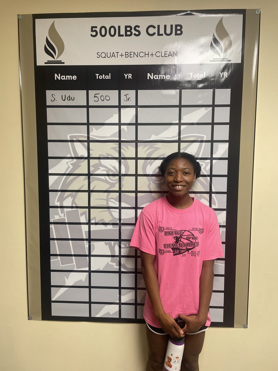 Leb_Tigers_GBB's tweet photo. This kid is remarkable in many ways! 

We are proud of your continuous hard work 💯

Who’s next to join the leaderboard? @lebanontigers @LTStrength @LebanonHSTigers https://t.co/dlHliEGkee