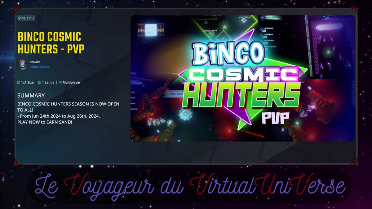 Le Voyageur du VirtualUniVerse tweet media