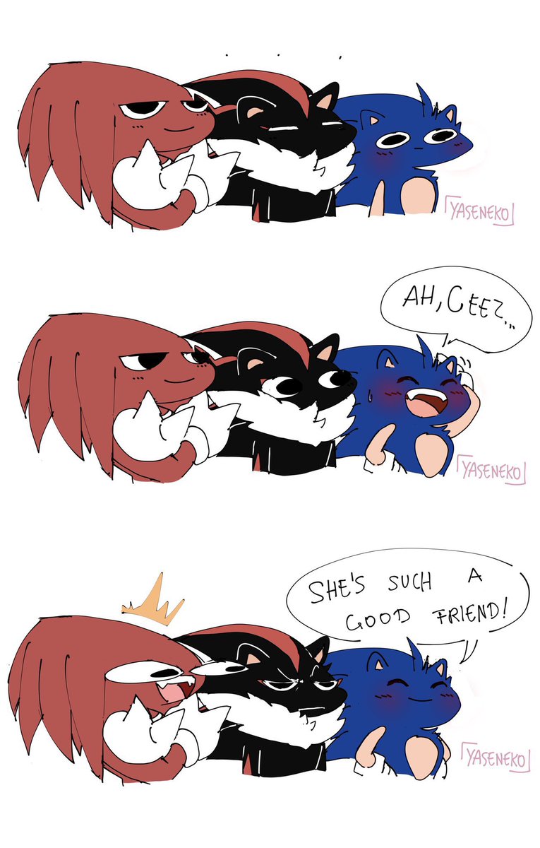 🧵 thread of all these fckass sonic comics I've done (so far 👀)

comic number 1 - sonic is an idiot