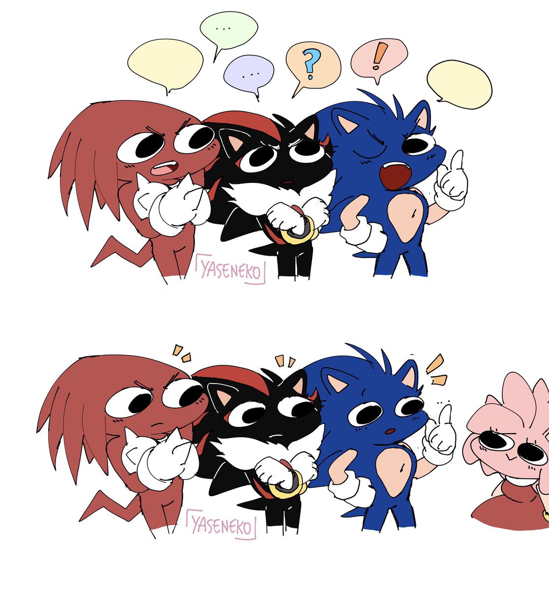 yasenek_0's tweet photo. 🧵 thread of all these fckass sonic comics I've done (so far 👀)

comic number 1 - sonic is an idiot https://t.co/xWCYciecqT