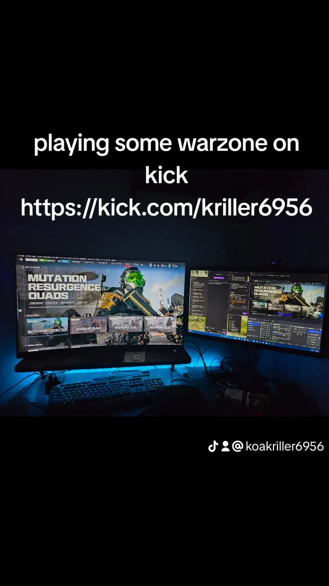 Playying some warzone on kick kick.com/kriller6956