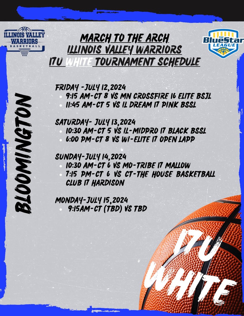 Here is my schedule for the weekend in STL. <a href="/CoachCampion/">Dan Campion</a>