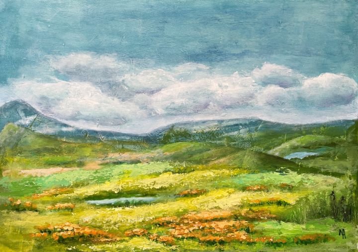 NatalieVerve's tweet photo. Art of the Day: "Flowers awakening". Buy at: https://t.co/yXHUMUSBcW https://t.co/XMgFfBcocJ