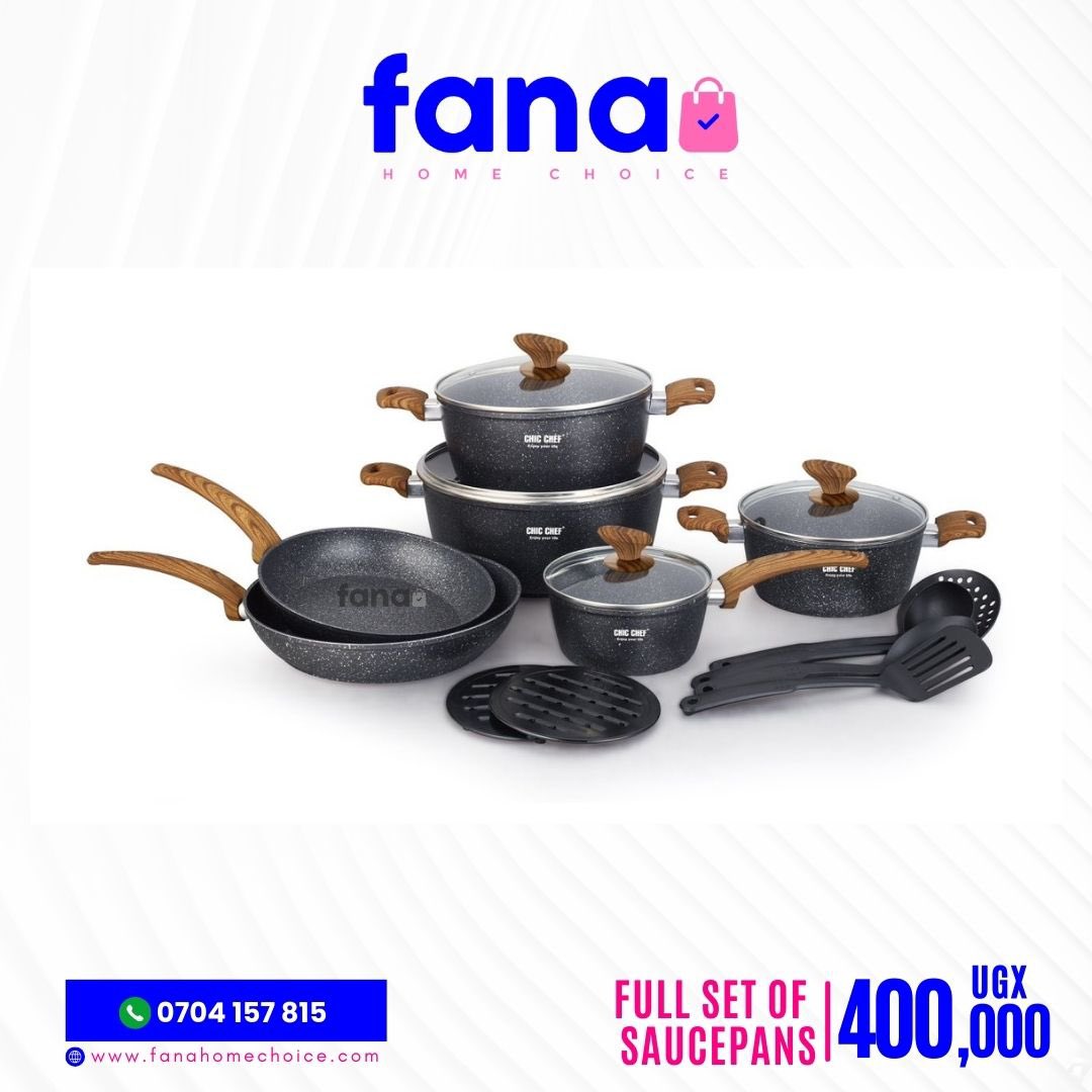 FanaHomeChoice's tweet photo. Nonstick pots and pans are typically aluminum or stainless steel with a slick, nonporous chemical coating over the interior that makes a slick, nonreactive surface that keeps food from sticking to the bottom of the pan. If scratches or chips appear in the nonstick surface, it’s time to replace the cookware.we have awide variety @fana_homechoice to fit different themes in different homes! To purchase, please call or whatsapp 0704157815 for asame day delivery!
#nonstickpans #inductionpans #saucepans#bestquality