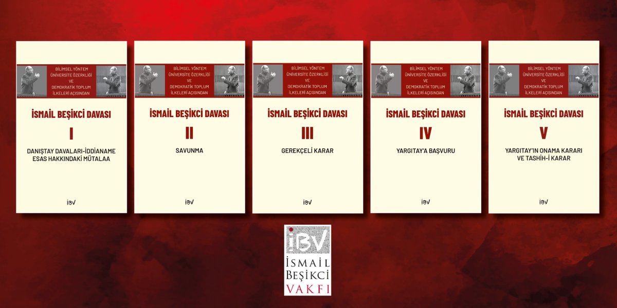 ibesikcivakfi's tweet photo. 📢İsmail Beşikci hocamızın Davalar I-II-III-IV-IV kitapları vakfımız yayınları arasından çıktı.
#ismailbesikcivakfiyayinlari #weşanêweqfaismailbesikci #davalar https://t.co/bMDsTCewUI